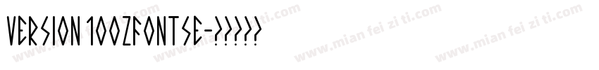 Version 1002Fontse字体转换